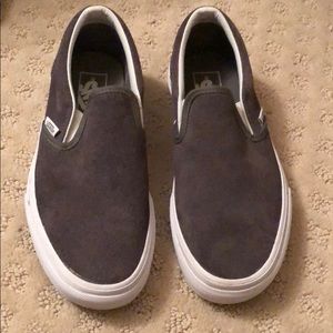 Grey suede vans